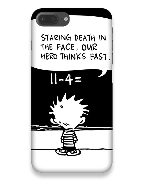 Our Hero Thinks Fast  |  iphone 7 plus Phone Case