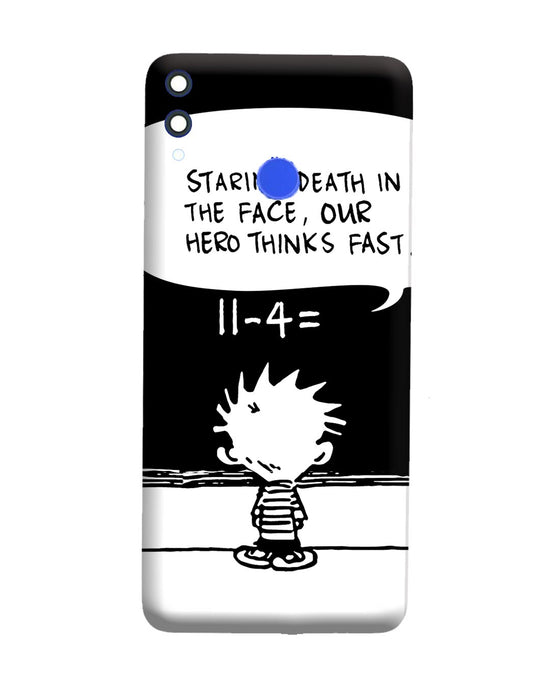Our Hero Thinks Fast |  Honer 8X Phone Case