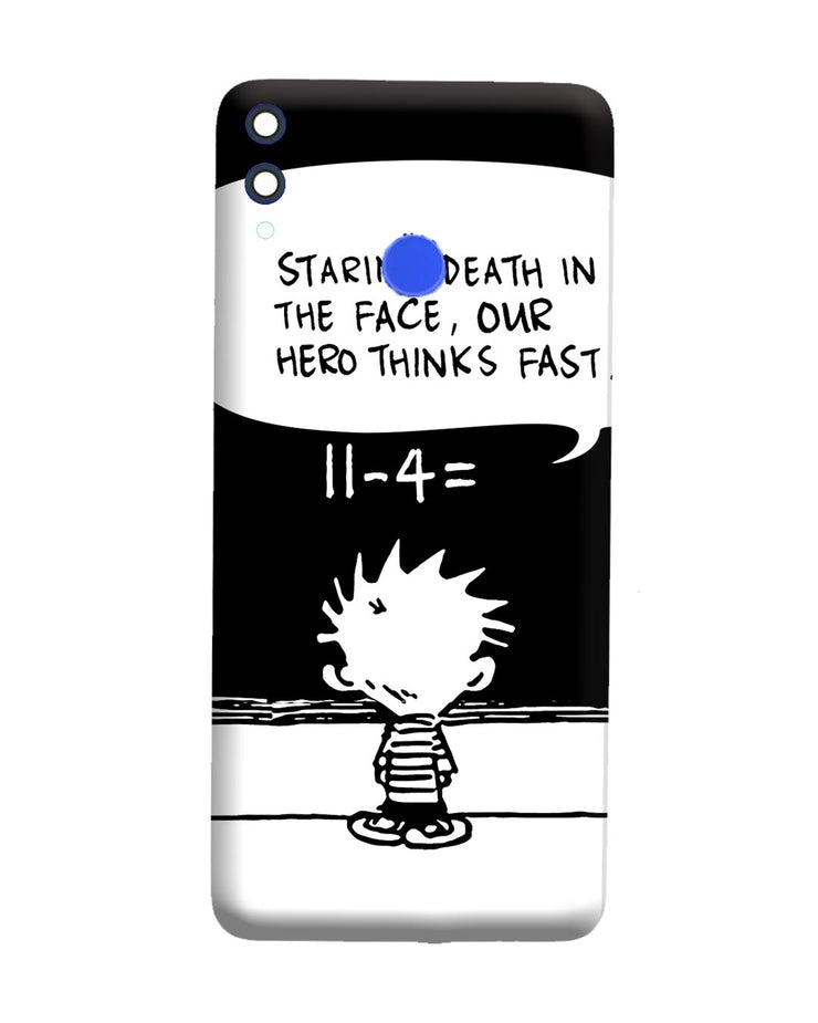 Our Hero Thinks Fast |  Honer 8X Phone Case