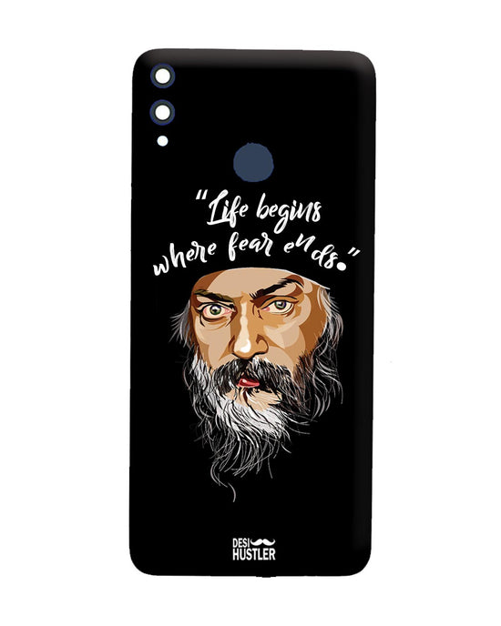 Life begins - OSHO  |  Honer-8x  phone case