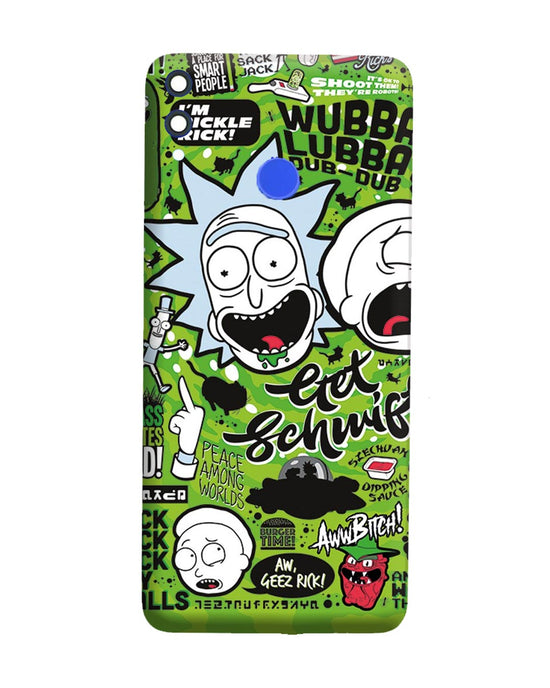 Rick and Morty adventures fanart  |  Huawei Honor 8x Phone Case
