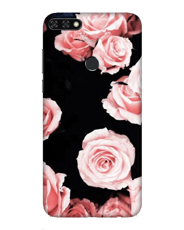 Pink roses  |  Huawei Honor 7C Phone Case