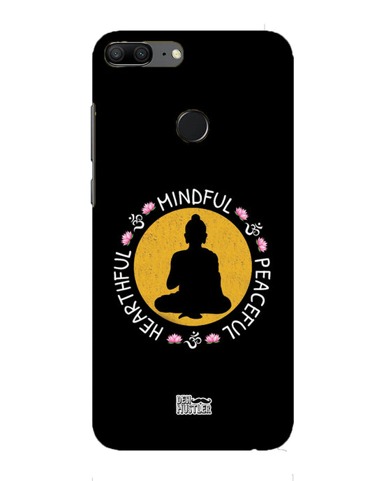 MINDFUL HEARTFUL PEACEFUL | Huawei Honor 9 Lite Phone Case