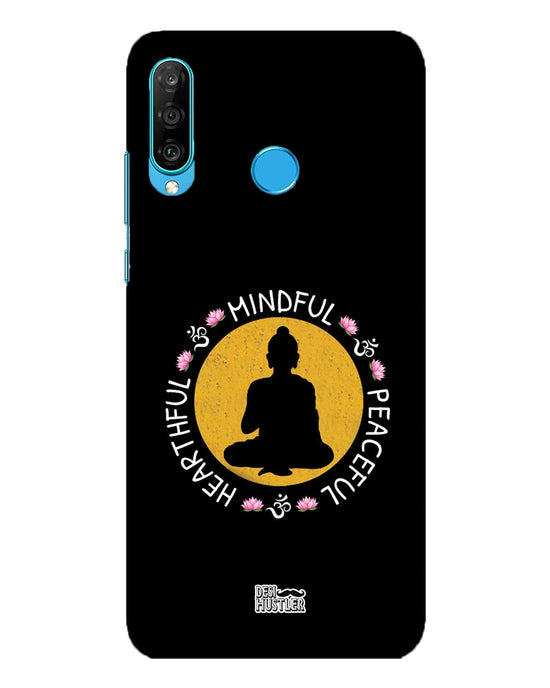 MINDFUL HEARTFUL PEACEFUL | Huawei P30 Lite Phone Case