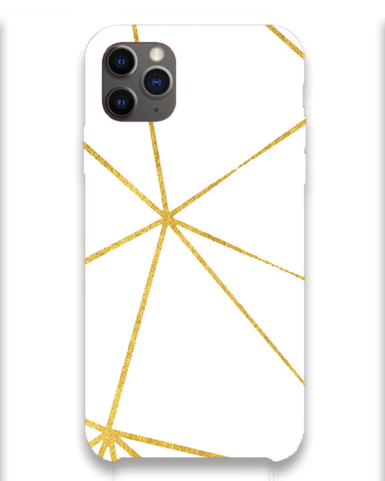 White & Gold |  iPhone 11 pro  Phone Case