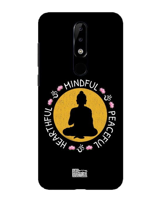 MINDFUL HEARTFUL PEACEFUL | nokia 5 Phone Case