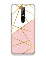Pink & Gold  |  nokia 6 Phone Case