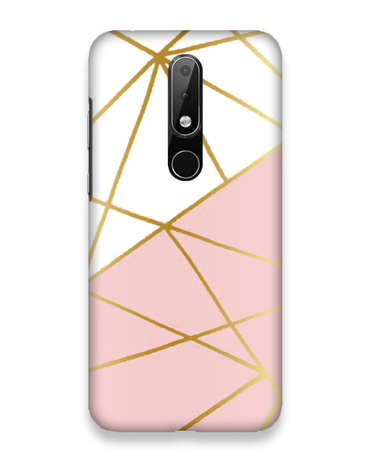 Pink & Gold  |  nokia 6 Phone Case