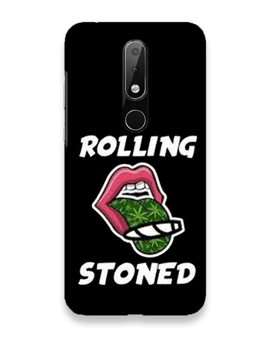 Rolling stoned Black  |  nokia 6 Phone Case