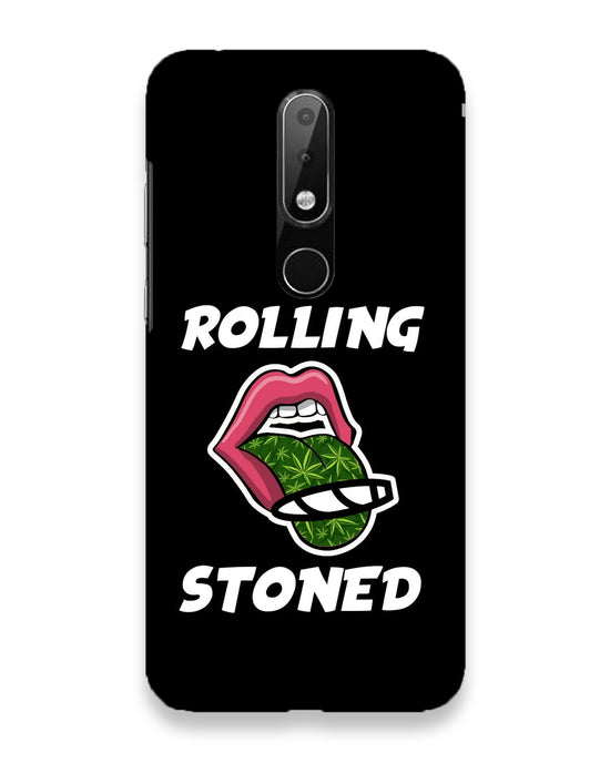 Rolling stoned Black  |  nokia 6 Phone Case