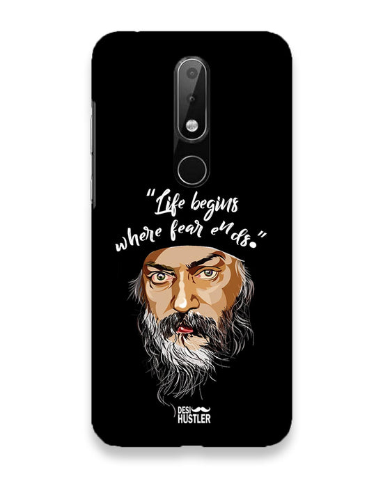 Life begins - OSHO |  Nokia 6 Phone Case