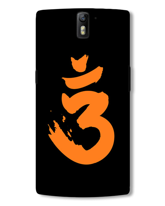 Saffron AUM the un-struck sound | OnePlus 3 Phone Case