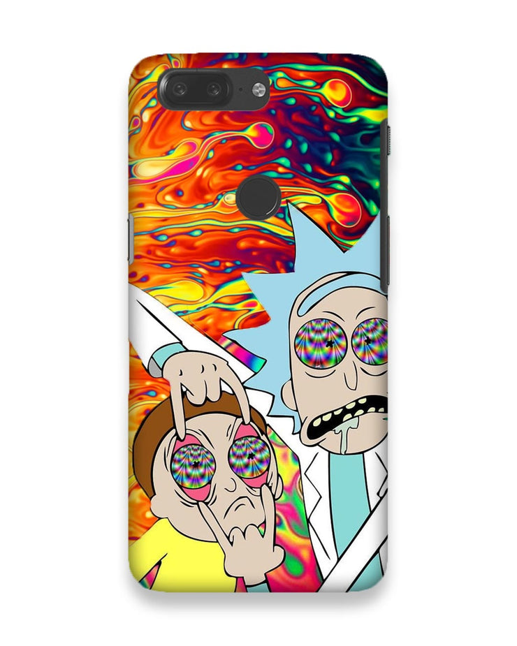 Rick and Morty psychedelic fanart | one plus 5t Phone Case
