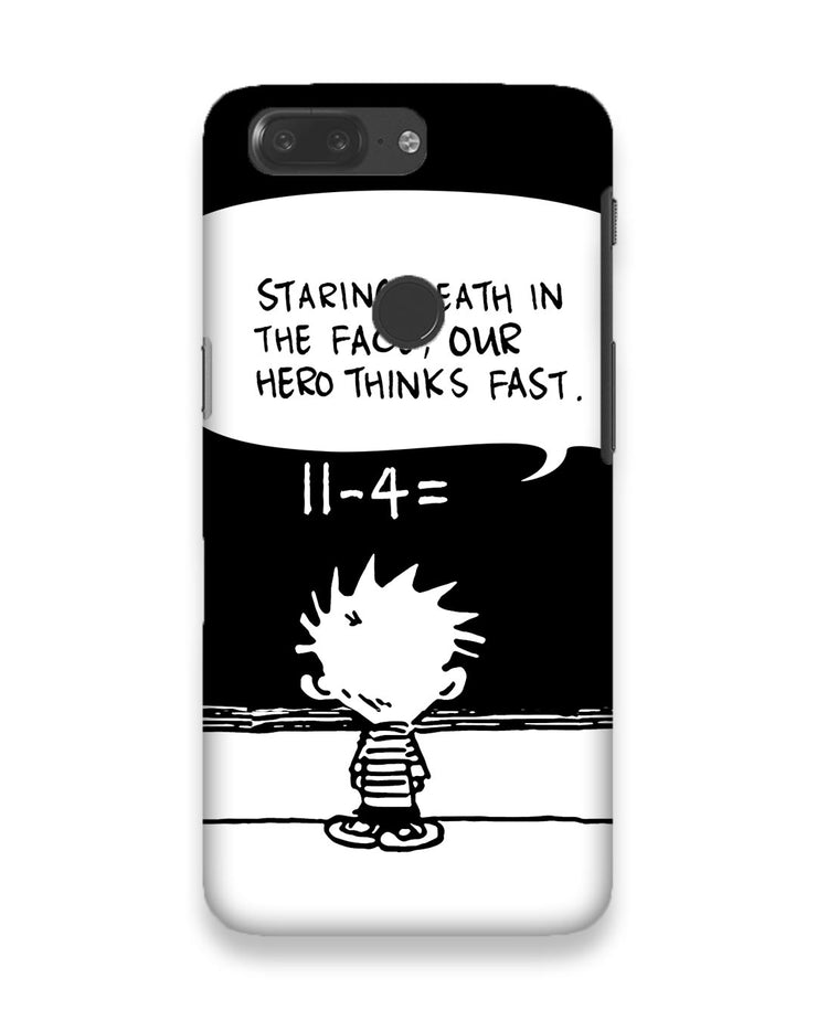 Our Hero Thinks Fast | OnePlus 5T Phone Case
