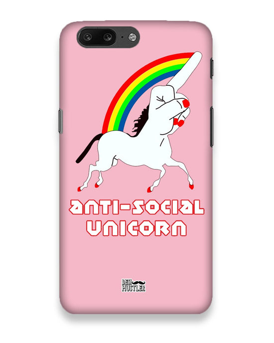 ANTI-SOCIAL UNICORN  | OnePlus 5 Phone Case
