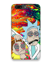 Rick and Morty psychedelic fanart  | one plus 5 Phone Case