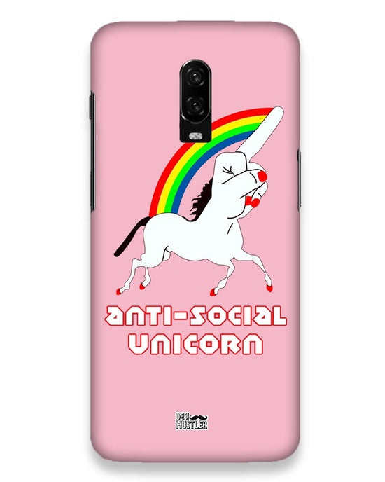 ANTI-SOCIAL UNICORN  | OnePlus 6T Phone Case