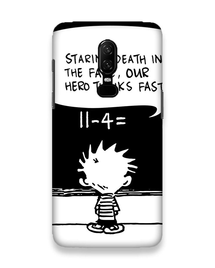 Our Hero Thinks Fast | OnePlus 6 Phone Case