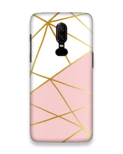 Pink & Gold  | one plus6 Phone Case