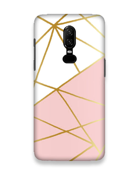 Pink & Gold  | one plus6 Phone Case