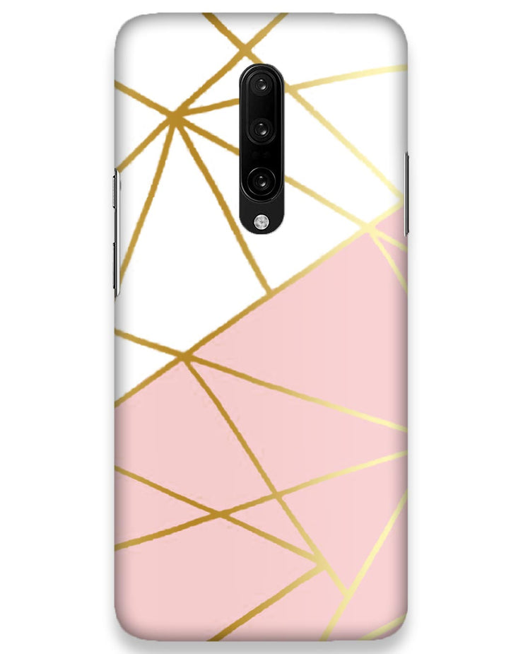 Pink & Gold | one plus7 pro Phone Case