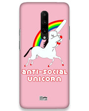 ANTI-SOCIAL UNICORN  | OnePlus 7 Phone Case