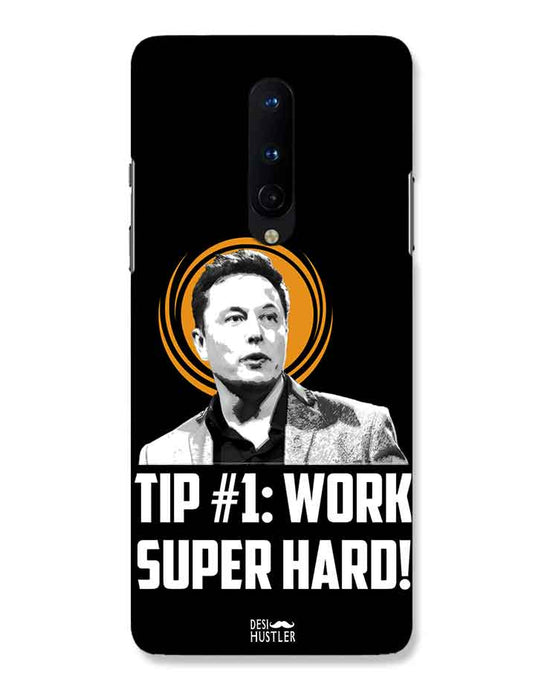 Work super hard | one plus 8 Phone Case