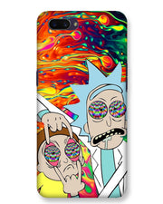 Rick and Morty psychedelic fanart  |  oppo a3s Phone Case