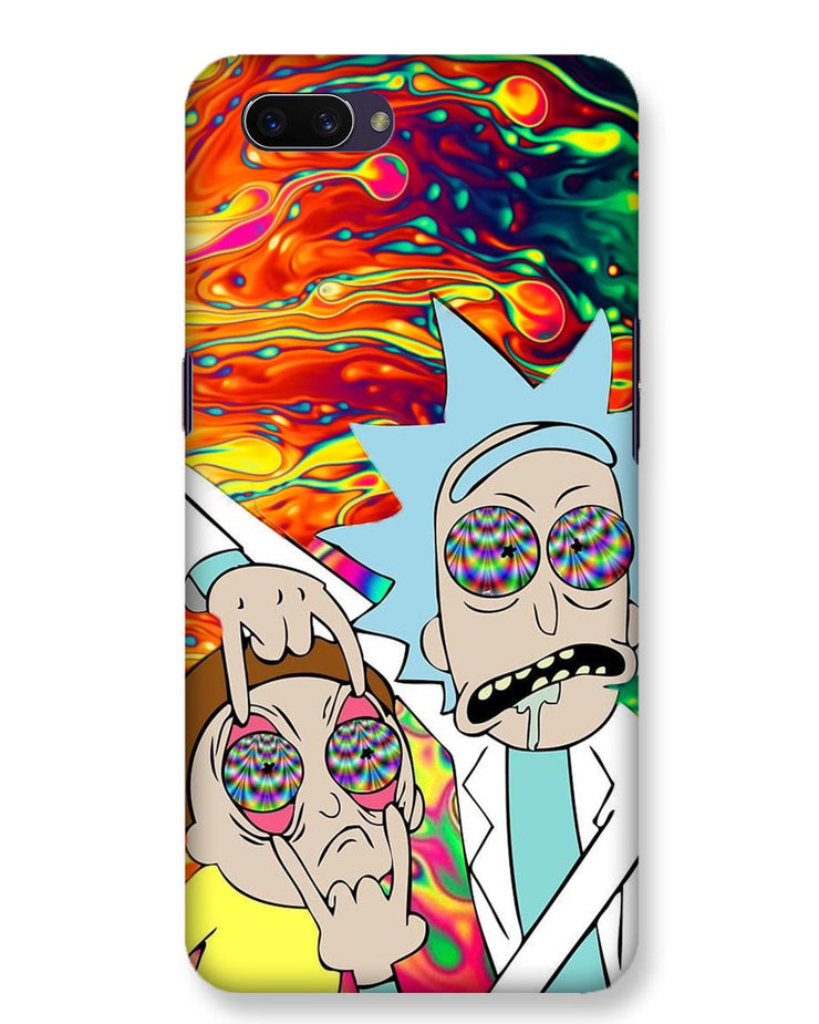 Rick and Morty psychedelic fanart  |  oppo a3s Phone Case