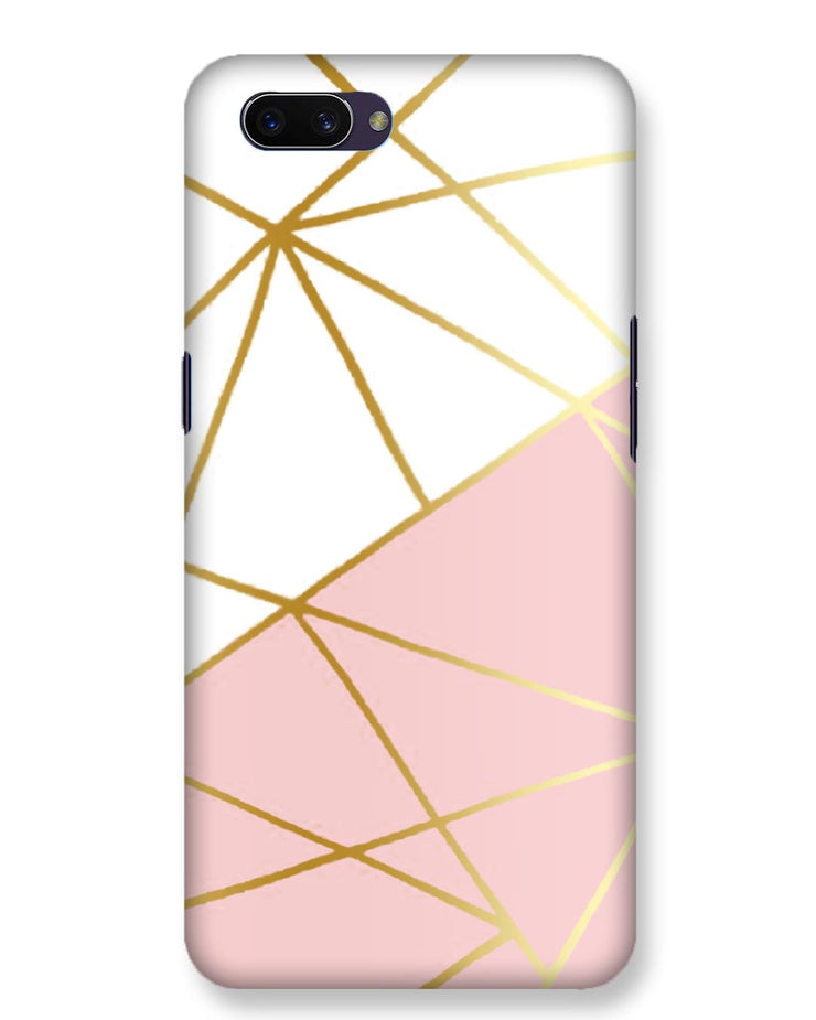 Pink & Gold |  Oppo A3s Phone Case