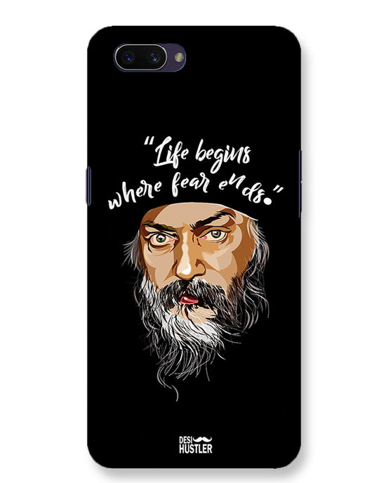 Life begins - OSHO  |  Oppo A3S  Phone Case