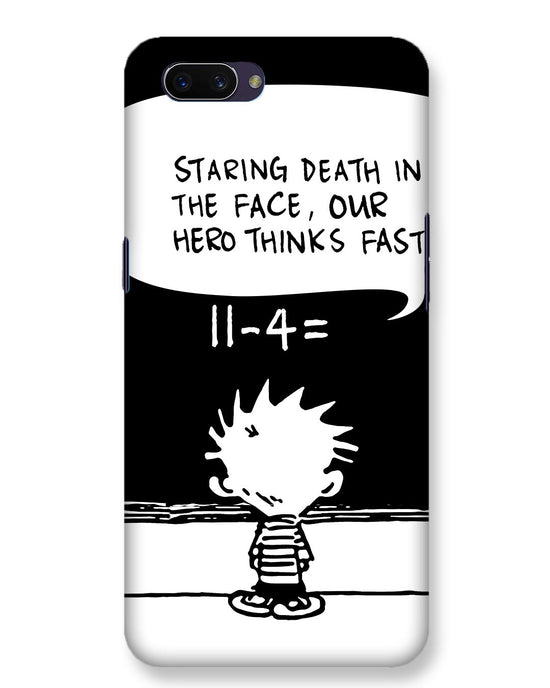 Our Hero Thinks Fast | Oppo A3s Phone Case