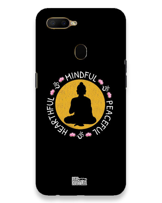 MINDFUL HEARTFUL PEACEFUL | Oppo A5S Phone Case