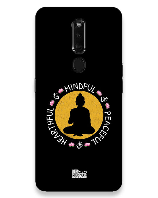 MINDFUL HEARTFUL PEACEFUL | oppo f11 pro Phone Case