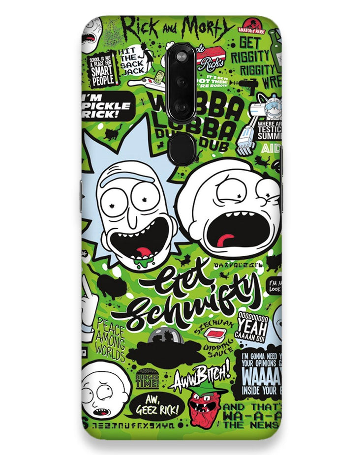Rick and Morty adventures fanart |  oppo f11 pro Phone Case