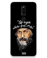 Life begins - OSHO |  Oppo F11 Pro  Phone Case