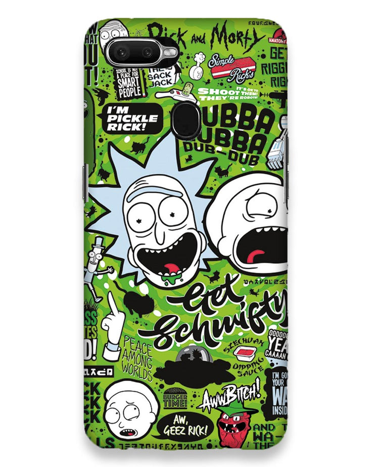 Rick and Morty adventures fanart  |  oppo f9 pro Phone Case