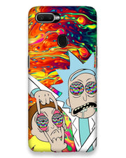 Rick and Morty psychedelic fanart |  oppo f9 pro Phone Case