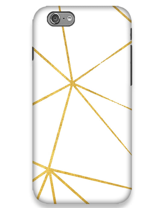 white and Gold  | iphone 6 plus Phone Case