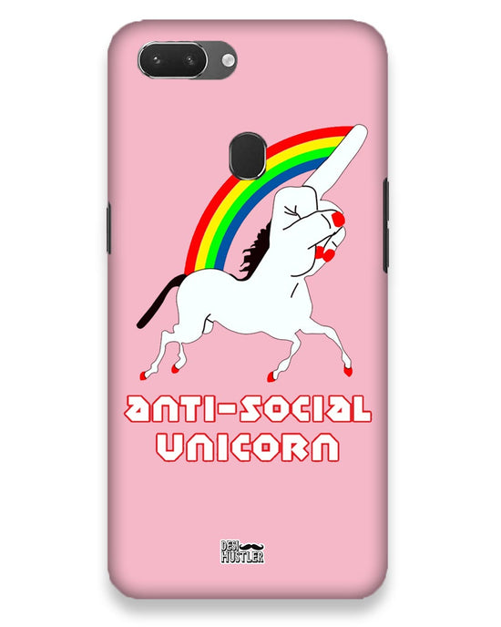 ANTI-SOCIAL UNICORN  | Realme 2 Phone Case