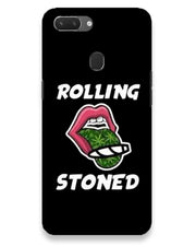 Rolling stoned Black  | Realme 2 Phone Case