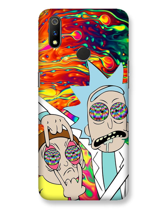 Rick and Morty psychedelic fanart  | realme 3 Pro Phone Case