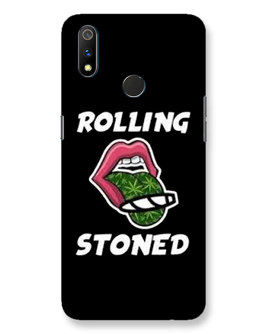 Rolling stoned Black | realme 3 Pro Phone Case