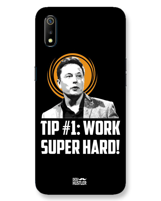 Work super hard | Realme 3 Phone Case
