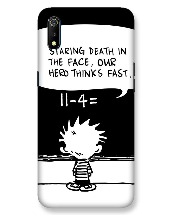 Our Hero Thinks Fast | Realme 3 Phone Case