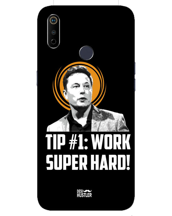 Work super hard | Realme 3i Phone Case