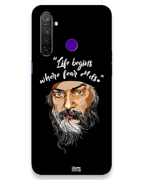 Life begins - OSHO | Realme 5 Pro Phone Case