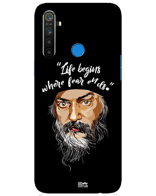 Life begins - OSHO | Realme 5 Phone Case