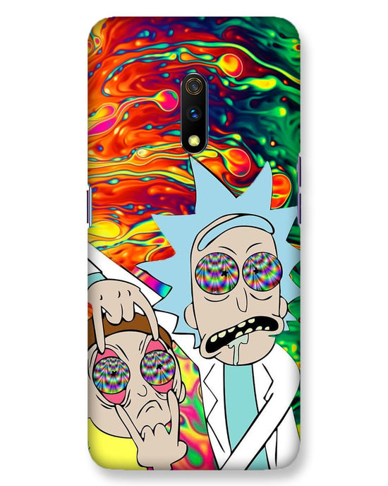 Rick and Morty psychedelic fanart | Realme X Phone Case