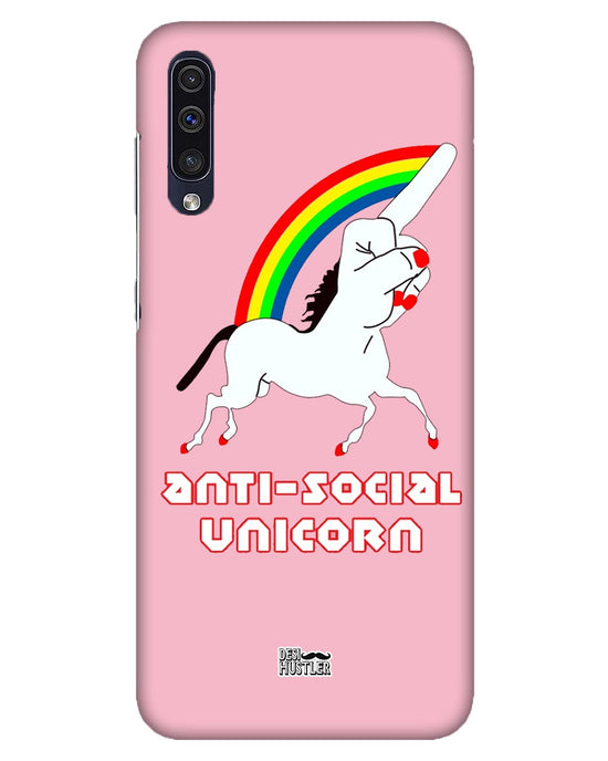 ANTI-SOCIAL UNICORN  |  Samsung Galaxy A50 Phone Case